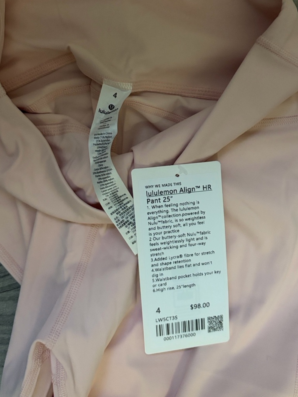 Pink & Rose Gold Lululemon Define Jacket + Align HR Flared Pants Size 4 - Picture 8 of 8